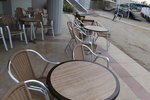 Градински алуминиеви столове за ресторант